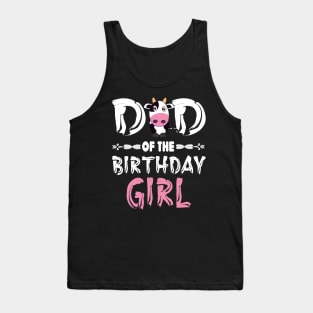 Holy cow l'm one birthday girl Tank Top